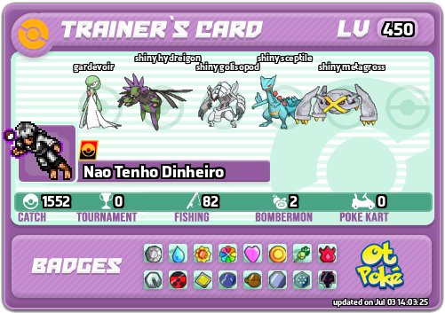 Nao Tenho Dinheiro Card otPokemon.com