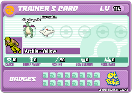 Archie - Yellow Card otPokemon.com