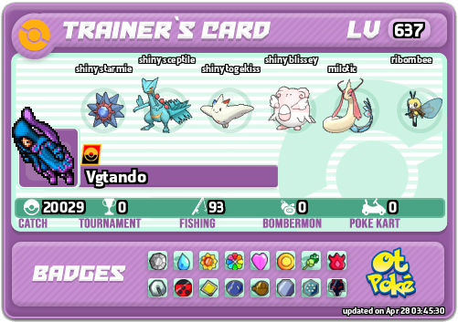 Vgtando Card otPokemon.com