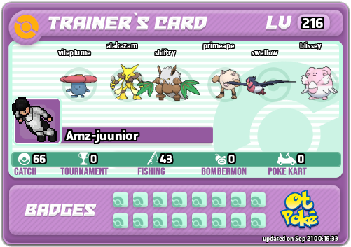 Amz-juunior Card otPokemon.com