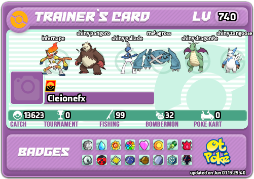 Cleionefx Card otPokemon.com