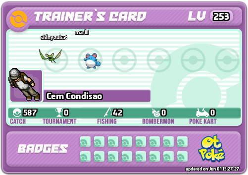 Cem Condisao Card otPokemon.com