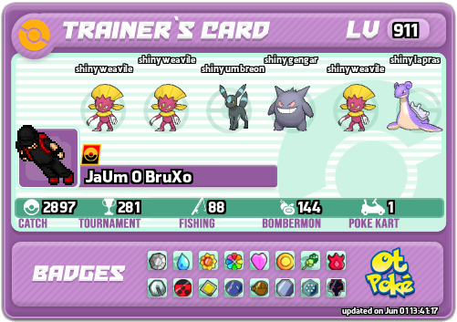 JaUm O BruXo Card otPokemon.com