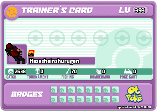 Hasasheinshurugen Card otPokemon.com