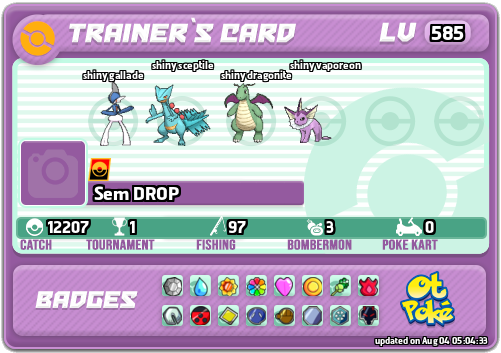 Sem DROP Card otPokemon.com