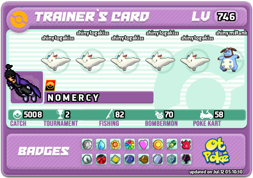 N O M E R C Y Card otPokemon.com