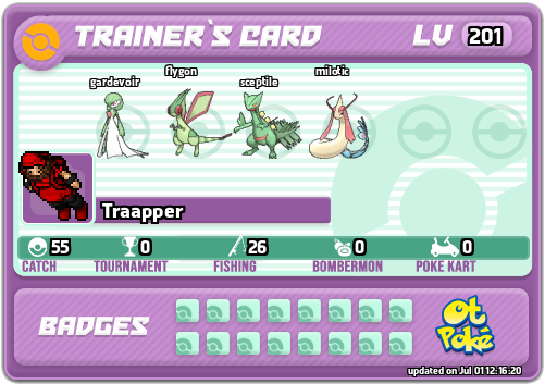 Traapper Card otPokemon.com