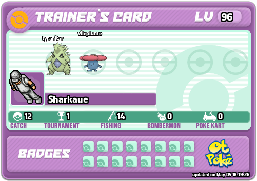Sharkaue Card otPokemon.com