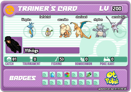 Ythiigs Card otPokemon.com
