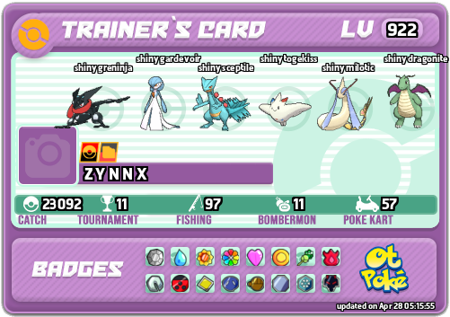 DK Zynnx Card otPokemon.com