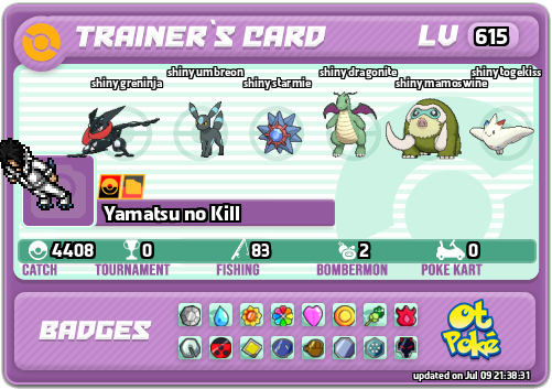 Yamatsu no Kill Card otPokemon.com