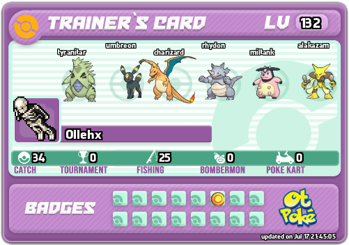 Ollehx Card otPokemon.com