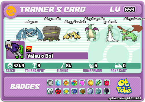 Valeu o Boi Card otPokemon.com