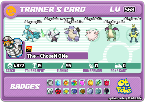 The - ChoseN ONe Card otPokemon.com