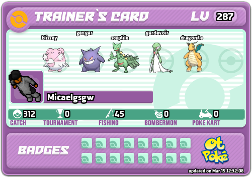 Micaelgsgw Card otPokemon.com