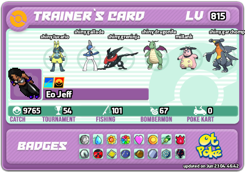 Eo Jeff Card otPokemon.com