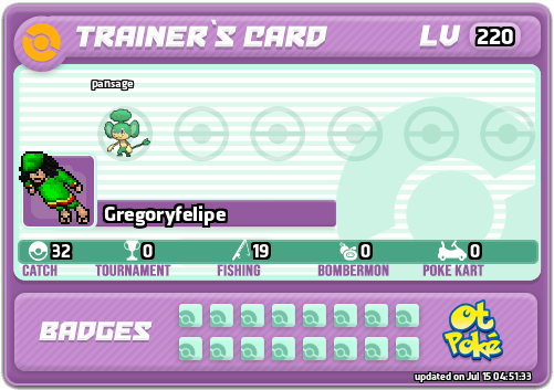 Gregoryfelipe Card otPokemon.com