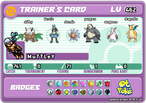 M u T T L e Y Card otPokemon.com