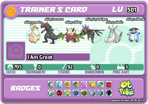 I Am Groot Card otPokemon.com