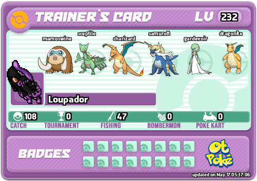 Loupador Card otPokemon.com
