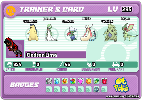 Cledson Lima Card otPokemon.com