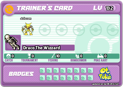 Draco The Wizzard Card otPokemon.com