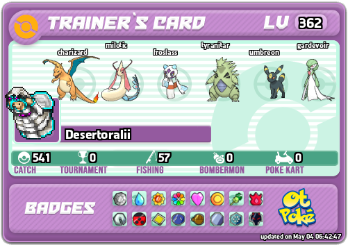 Desertoralii Card otPokemon.com