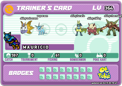M A U R I C I O Card otPokemon.com