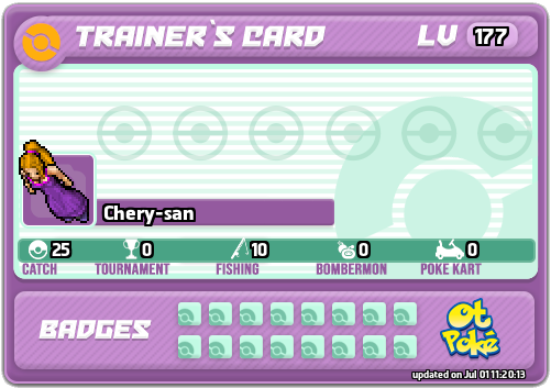 Chery-san Card otPokemon.com