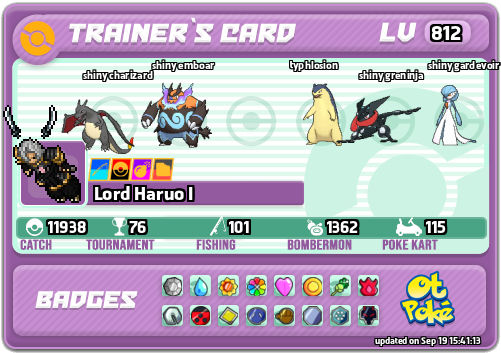 Lord Haruo I Card otPokemon.com