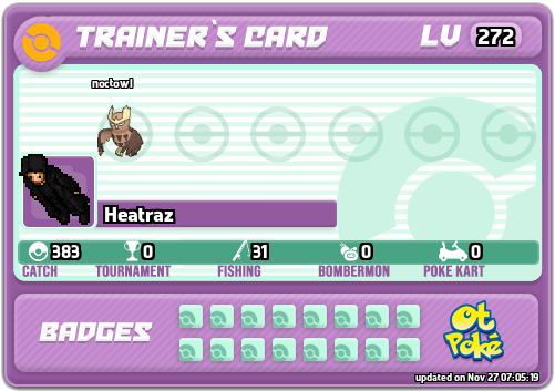 Heatraz Card otPokemon.com