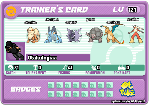 Otakulogiaa Card otPokemon.com