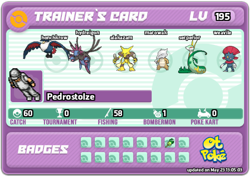 Pedrostolze Card otPokemon.com