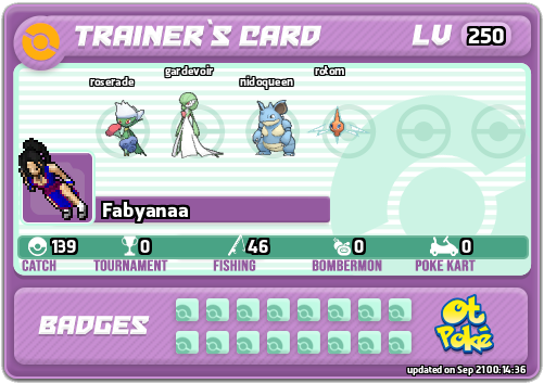 Fabyanaa Card otPokemon.com