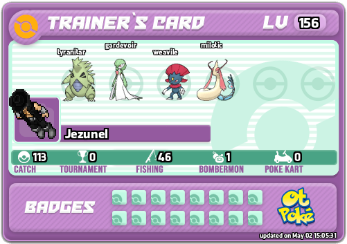 Jezunel Card otPokemon.com