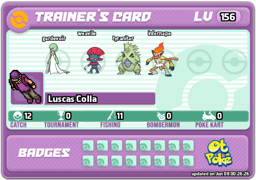 Luscas Colla Card otPokemon.com