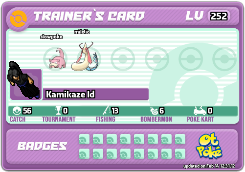 Kamikaze Id Card otPokemon.com