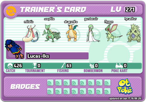 Lucas-lks Card otPokemon.com