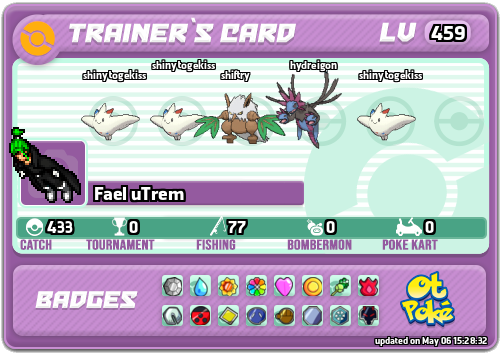 Fael uTrem Card otPokemon.com