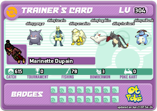 Marinette Dupain Card otPokemon.com