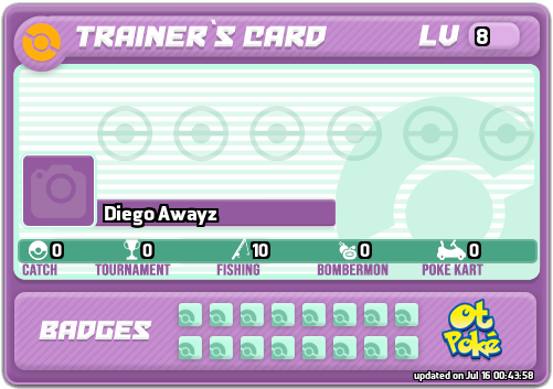 Diego Awayz Card otPokemon.com
