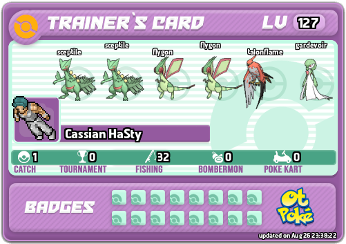 Cassian HaSty Card otPokemon.com