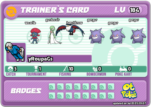 yRoupaGs Card otPokemon.com