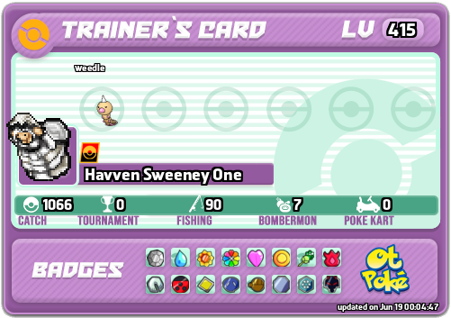 Havven Sweeney One Card otPokemon.com