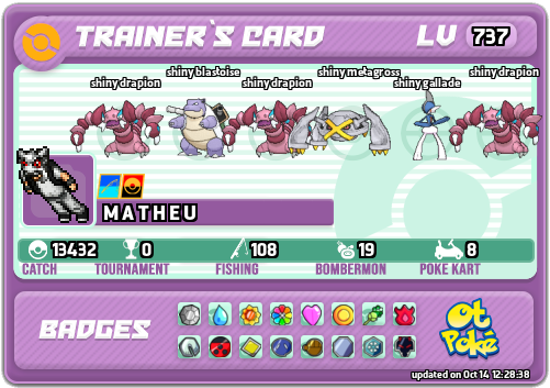 M A T H E U Card otPokemon.com