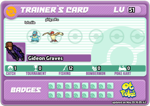 Gideon Graves Card otPokemon.com