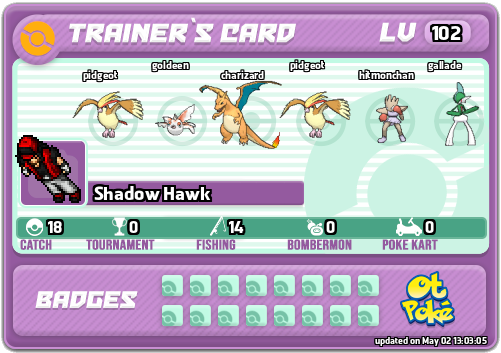 Shadow Hawk Card otPokemon.com