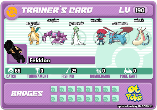 Felddon Card otPokemon.com