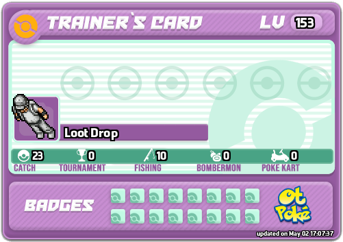 Loot Drop Card otPokemon.com