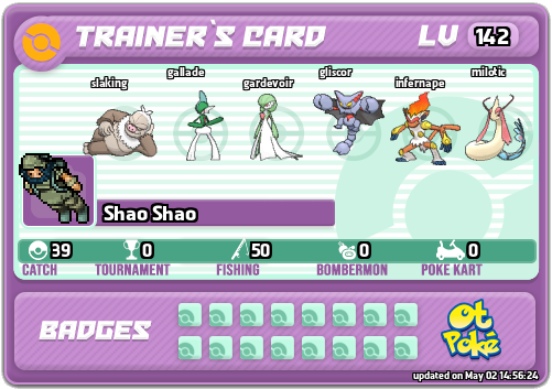 Shao Shao Card otPokemon.com